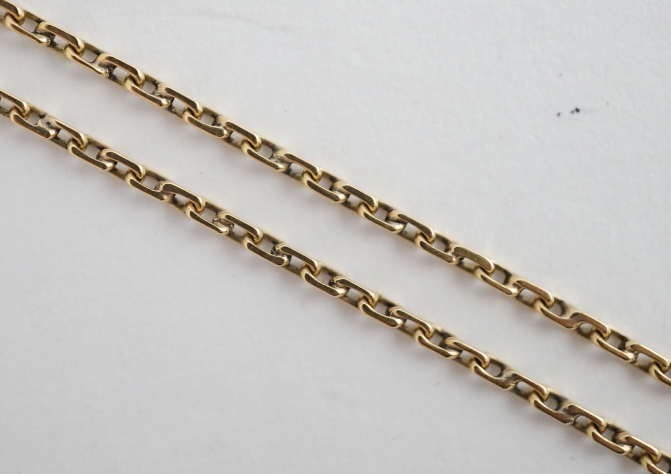 A modern 14k guard chain